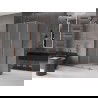 Mexen Velar zasúvacia sprchová kabína 130 x 80 cm, mrazivá, ružové zlato - 871-130-080-31-60