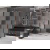 Mexen Velar zasúvacia sprchová kabína 130 x 80 cm, mrazivá, ružové zlato - 871-130-080-31-60