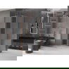 Mexen Velar posuvná sprchovacia kabína 90 x 90 cm, matné, brúsená meď - 871-090-090-31-65