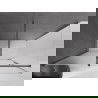 Mexen Velar sprchový kout posuvný 150 x 70 cm, matný, kartáčovaný šedý - 871-150-070-31-66