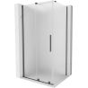 Mexen Velar posuvná sprchová kabína 130 x 90 cm, mrazivá, gun gray brúsená - 871-130-090-31-66