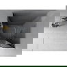 Mexen Rio sprchovací kout půlkruhový 90 x 90 cm, grafit, chrom + vanička Rio, bílá - 863-090-090-01-40-4710