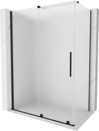 Mexen Velar posuvná sprchová kabína 150 x 75 cm, mráz, čierna - 871-150-075-31-70
