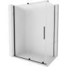 Mexen Velar zasúvacia sprchová kabína 150 x 90 cm, matná, čierna - 871-150-090-31-70