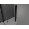 Mexen Velar posuvná sprchová kabína 150 x 75 cm, matné sklo, čierna - 871-150-075-31-70
