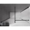 Mexen Velar posuvná sprchová kabína 160 x 85 cm, mráz, čierna - 871-160-085-31-70