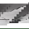 Mexen Velar posuvná sprchová kabína 160 x 80 cm, matné sklo, čierna - 871-160-080-31-70
