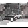 Mexen Velar Duo posuvná sprchová kabína 100 x 100 cm, matné sklo, biela - 871-100-100-32-20