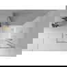 Mexen Rio štvorcová sprchová kabína 80 x 80 cm, transparentnéné, chrómová + závesný bidet Rio, biela- 860-080-080-01-00-4510