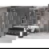 Mexen Velar Duo posuvná sprchová kabína 100 x 100 cm, matné sklo, biela - 871-100-100-32-20