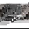 Mexen Velar Duo posuvný sprchový kút 100 x 100 cm, grafit, biela - 871-100-100-42-20