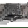 Mexen Velar posuvná sprchová kabína 110 x 110 cm, mraz, gun metal - 871-110-110-31-95