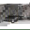 Mexen Velar Duo sprchový kout posuvný 90 x 90 cm, matný, zlatý kartáčovaný - 871-090-090-32-55