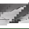 Mexen Velar posuvný sprchovací kút 140 x 70 cm, mráz, gun metal - 871-140-070-31-95