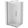 Mexen Velar posuvná sprchová kabína 140 x 100 cm, matná, pištoľový kov - 871-140-100-31-95