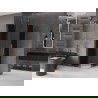 Mexen Velar Duo sprchový kút zasúvací 80 x 80 cm, grafit, brúsená meď - 871-080-080-42-65