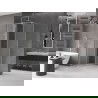 Mexen Velar posuvná sprchová kabína 110 x 110 cm, mráz, brúsený nikel - 871-110-110-31-97