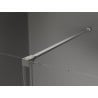 Mexen Velar posuvný sprchový kút 130 x 85 cm, mráz, kartáčovaný nikel - 871-130-085-31-97