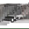 Mexen Velar sprchovací kút 140 x 70 cm, mráz, brúsený nikel - 871-140-070-31-97