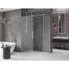 Mexen Velar sprchovací kabína posuvná 160 x 90 cm, matná, brúsený nikel - 871-160-090-31-97