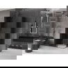 Mexen Velar Duo posuvná sprchová kabína 100 x 90 cm, grafit, gun metal - 871-100-090-42-95
