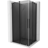 Mexen Velar Duo posuvná sprchová kabína 90 x 80 cm, grafit, gun metal - 871-090-080-42-95