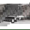 Mexen Velar Duo sprchovací kút posuvný 90 x 90 cm, priehľadný, brúsený nikel - 871-090-090-02-97