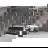 Mexen Velar Duo sprchovací kút posuvný 90 x 90 cm, priehľadný, brúsený nikel - 871-090-090-02-97