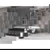 Mexen Velar Duo posuvná sprchová kabína 90 x 90 cm, matné sklo, brúsený nikel - 871-090-090-32-97
