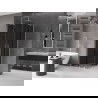Mexen Velar Duo sprchovací kabína 90 x 90 cm, grafit, brúsený nikel - 871-090-090-42-97