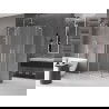 Mexen Velar L Duo posuvný sprchový kút 100 x 90 cm, mráz, chróm - 871-100-090-02-33-01