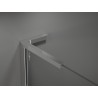 Mexen Velar L Duo posuvná sprchová kabína 80 x 80 cm, priehľadná, chróm - 871-080-080-02-03-01