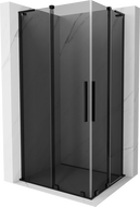 Mexen Velar L Duo posuvná sprchová kabína 100 x 90 cm, grafit, čierna - 871-100-090-02-43-70