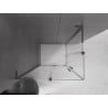 Mexen Velar L Duo sprchovací kút posuvný 100 x 90 cm, transparentný, Gun metal - 871-100-090-02-03-95
