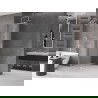 Mexen Velar sprchová stena posuvná Walk-in 85 x 200 cm, matné sklo 8 mm, chróm - 871-085-000-33-01