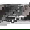 Mexen Velar posuvná sprchová stena Walk-in 150 x 200 cm, grafit 8 mm, chróm - 871-150-000-43-01