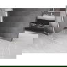 Mexen Velar sprchová priečka rozťahovacia Walk-in 90 x 200 cm, mrazené sklo 8 mm, biela - 871-090-000-33-20