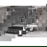 Mexen Velar sprchová stena posuvná Walk-in 150 x 200 cm, mrazené sklo 8 mm, biela - 871-150-000-33-20