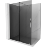 Mexen Velar posuvné sprchové zástěny Walk-in 140 x 200 cm, grafit 8 mm, chrom - 871-140-000-43-01