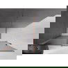 Mexen Velar sprchová stena posuvná Walk-in 130 x 200 cm, grafit 8 mm, ružové zlato - 871-130-000-43-60