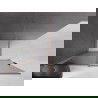 Mexen Velar sprchový zástena posuvná Walk-in 140 x 200 cm, grafit 8 mm, brúsená meď - 871-140-000-43-65