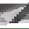 Mexen Velar sprchová stena posuvná Walk-in 130 x 200 cm, grafit 8 mm, kartáčovaný gun gray - 871-130-000-43-66