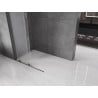 Mexen Velar sprchová stena zasúvacia Walk-in 120 x 200 cm, matná 8 mm, gun metal - 871-120-000-33-95