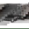 Mexen Velar posuvná sprchová stena Walk-in 75 x 200 cm, grafit 8 mm, gun metal - 871-075-000-43-95