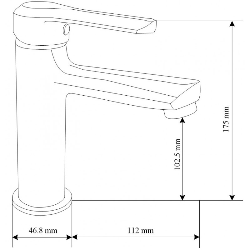 Mexen Sabre R72 sada na vaňu, chróm - 72103R72-00