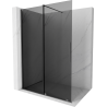 Mexen Velar posuvná sprchová stena Walk-in 130 x 200 cm, grafit 8 mm, zbraňový kov - 871-130-000-43-95