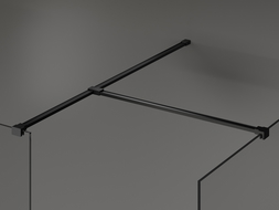 Mexen T spojka na nástenné držiaky, čierna - 800-09-70