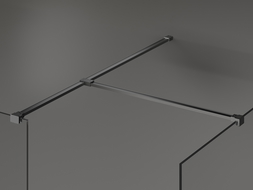 Mexen T-konektor na nástenné konzoly, gun metal - 800-09-95