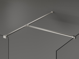 Mexen T spojka na stenové držiaky, kartáčovaný nikel - 800-09-97