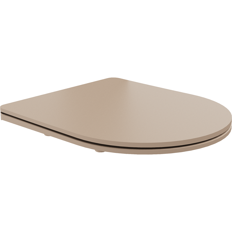 Mexen deska s pomalým zatváraním slim, duroplast, cappuccino mat - 39740064